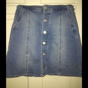Blue jean skirt